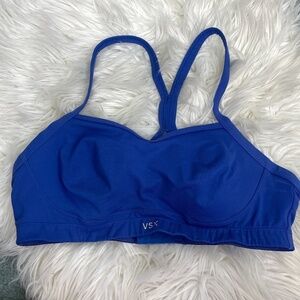 blue VSX sports bra size L